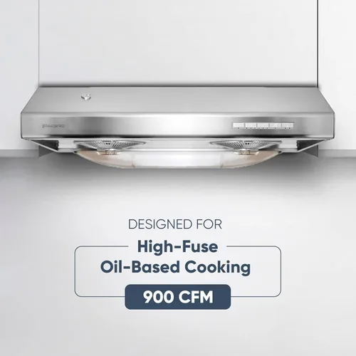 Miniatura 2 de Pacific Campana de ventilación de cocina AC30BS – Campana extractora debajo del gabinete de 30 pulgadas – Ventilación de campana de acero inoxidable