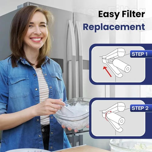 Miniatura 9 de UKF8001 Reemplazo para filtro EveryDrop 4, Everydrop EDR4RXD1, Maytag UKF8001AXX-200, UKF8001P, Whirlpool 4396395, 469006, FMM-2 MPF15090