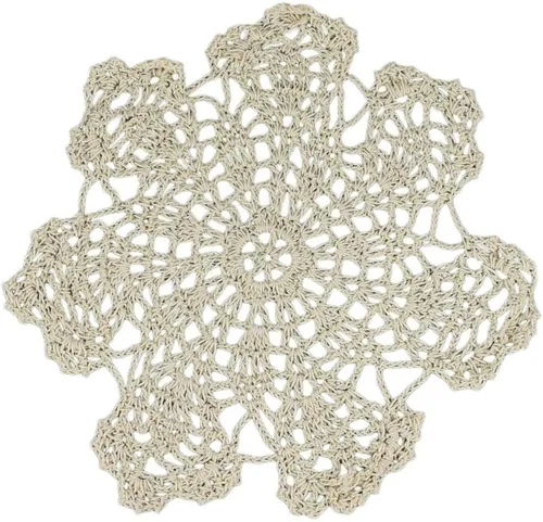 Miniatura 3 de Quasimoon tapetes de mesa de algodón en crochet y encaje, de PaperLanternStore