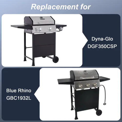 Miniatura 4 de Uniflasy DG1-70-01-634-R Rejillas de Parrilla para Dyna-Glo DGF350CSP DGF350CSP-D Parrilla de Gas de Propano de 2 Quemadores con Carro Abierto