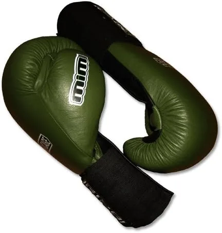 Miniatura 4 de Guantes de boxeo de lujo MiM-Foam Sparring - Gancho y bucle/puño elástico para Muay Thai, MMA, kickboxing, boxeo