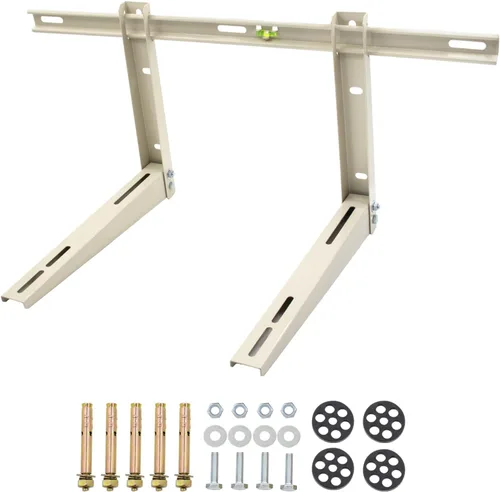 Yarssihha Mini soporte de montaje en pared dividido para bombas de calor universales de aire acondicionado sin conductos de 7000-24000 BTU, soporte