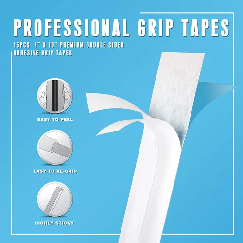 Miniatura 3 de CHAMPKEY Deluxe Grip Repair Kits for Regripping Golf Clubs - Inlcudes Hook Knife, 2" x 10" Professional Tapes, 5 oz Solvent and Rubber Vise Clamp