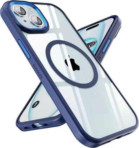 Miniatura 28 de SUCGLES Funda para iPhone 13 Pro Max con MagSafe, imán ultra fuerte N56, protección contra caídas de 12 pies, antiamarilleo, funda magnética