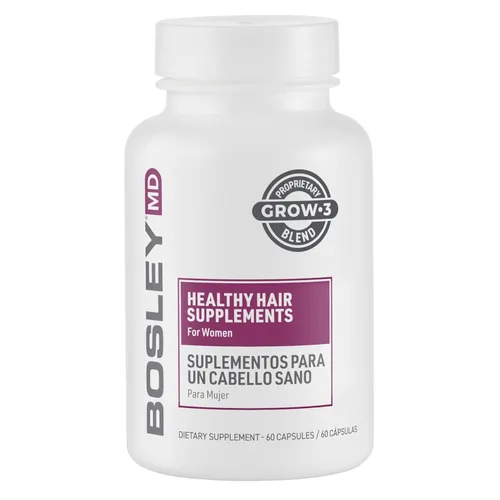 Miniatura 6 de Suplementos saludables para el crecimiento del cabello para hombres, botánicos que bloquean DHT con biotina, niacina, zinc y semillas de calabaza