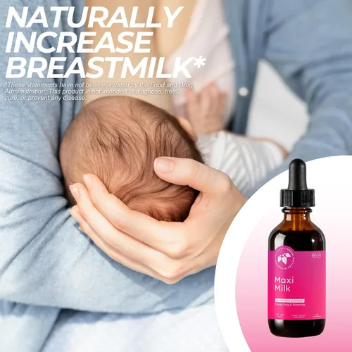 Miniatura 3 de Mountain Meadow Herbs Maxi-Milk - Soporte líquido natural para la lactancia para aumentar la producción de leche materna de forma rápida y efectiva