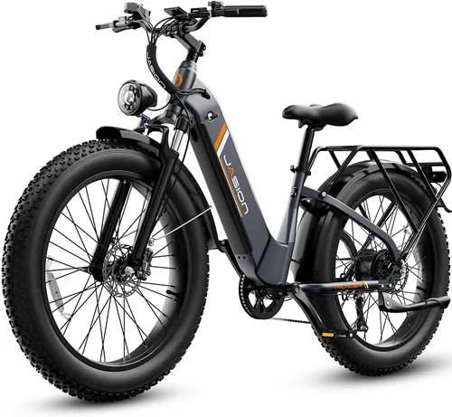 Miniatura 12 de Jasion Bicicleta eléctrica Thunder/PRO/ST, 2000 W/1800 W Peak Ebikes para adultos, neumático de grasa de 26 pulgadas, mejor bicicleta eléctrica