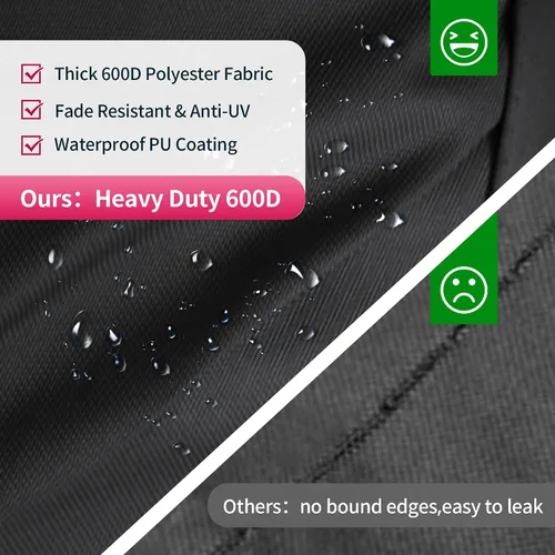 Miniatura 7 de NEXCOVER - Cubierta para lancha impermeable y resistente; cubierta de lancha remolcable Runabout, apta para cascos V-Hull, TRI-Hull, Pro-Style, bote