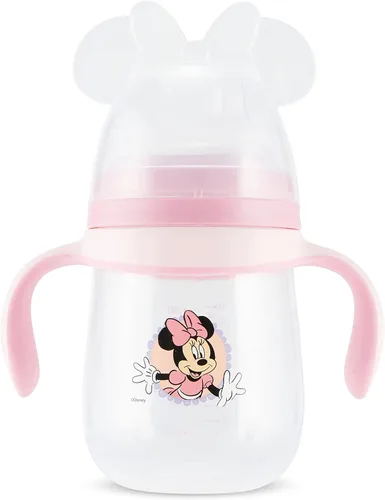 Miniatura 6 de Disney Vasos para niños pequeños, vasos para niños con chupete, sin BPA con asas, a prueba de fugas, Minnie Mouse y Mickey Mouse, regalo unisex