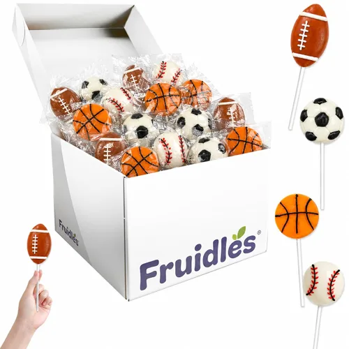 Miniatura 15 de 12 paletas de béisbol con ventosas de caramelo, pintadas a mano individualmente envueltas para fiestas de cumpleaños, regalos deportivos de 0.71 oz