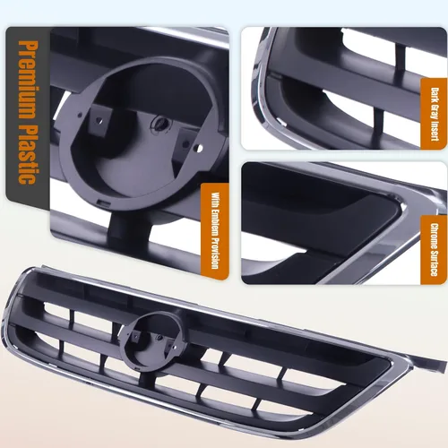 Miniatura 3 de CarPartsDepot Parrilla Rejilla Compatible con Nissan Altima (2002-2004 Altima de 4 Puertas)