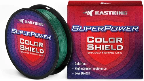 Miniatura 9 de KastKing Superpower ColorShield - Sedal de pesca trenzado, color resistente, 100% fibra UHMWPE teñida en solución, superlínea suave y fuerte