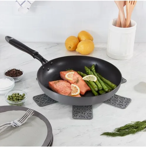 Miniatura 2 de DASH Juego de utensilios de cocina anodizados duros, juego de sartenes antiadherentes para la cocina casera diaria, ligero con mango de agarre