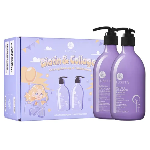 Miniatura 13 de Luseta - Juego de champú y acondicionador de queratina tratamiento hidratante para cabello seco, suavizar y reparar el cabello dañado para mujeres