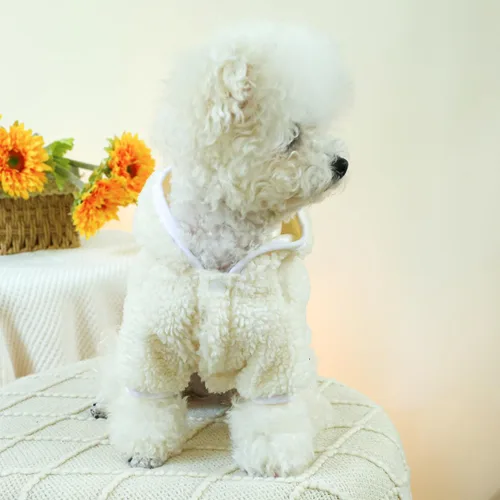 Miniatura 3 de Suéter de Navidad para perro con capucha para perro, chaquetas para gatos, ropa para perro, ropa para perro, cálido, suave, acogedor, abrigo