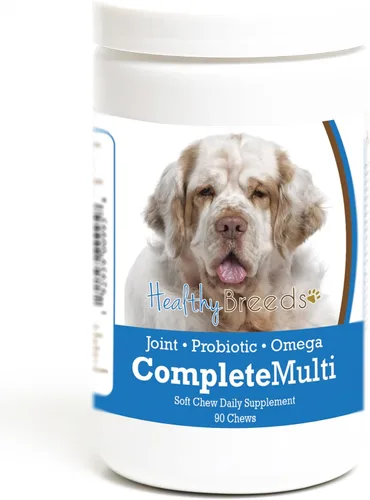 Miniatura 398 de Healthy Breeds Pug todo en uno multivitamínico suave masticable 60