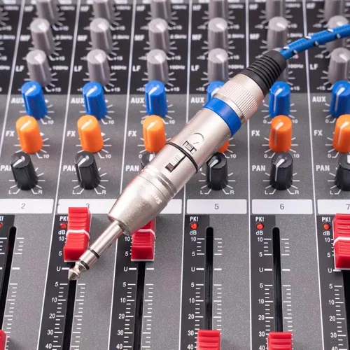 Miniatura 5 de Smithok Paquete de 4 adaptadores XLR hembra a TRS de 1/4 pulgadas, adaptadores XLR hembra equilibrados a adaptadores macho de 0.250 in