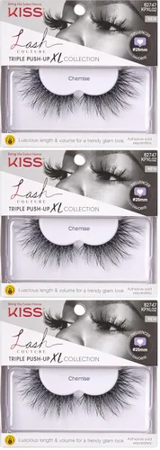 Miniatura 14 de KISS Lash Couture - Pestañas postizas Triple Push Up XL Collection, volumen 3D en longitud extra larga con tecnología de diseño triple, libre