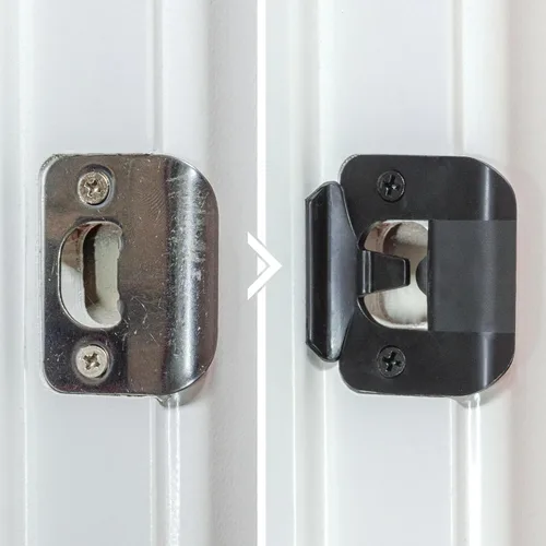 Miniatura 3 de BrainExploder Placa de Golpe Silenciadora de Puerta – Flexible, Solución Eliminadora de Ruido para Pestillos Ruidosos Se Ajusta Sin