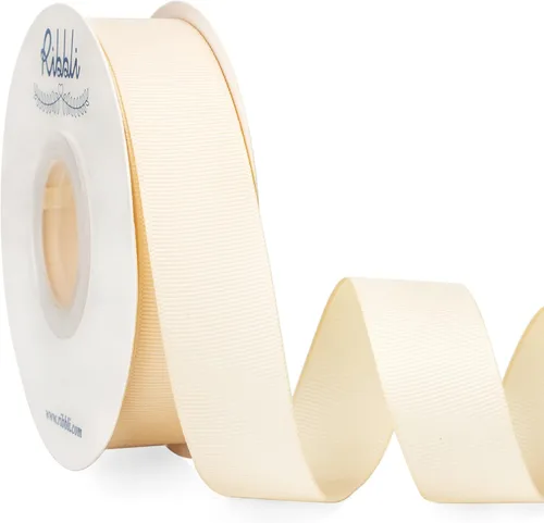 Miniatura 26 de Ribbli - Cinta de grogrén rosa perla, 1-1/2 pulgadas x 25 yardas continuas, uso para lazos DIY, accesorios para el cabello, envoltura de regalos