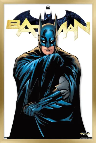 Miniatura 17 de Trends International DC Comics Batman Feature Series - Póster de pared, 22.4 pulgadas de largo x 14.7 W, versión enmarcada de madera de granero