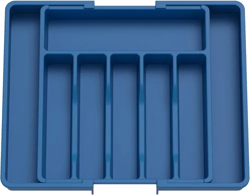Miniatura 38 de Lifewit Organizador de cajones de cubiertos, bandeja expandible para utensilios de cocina, soporte para vajilla y cubiertos libre de BPA