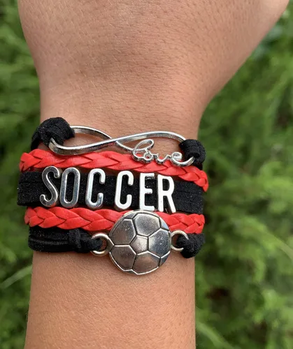 Miniatura 29 de Sportybella - Pulsera de fútbol ajustable, regalo para jugadores