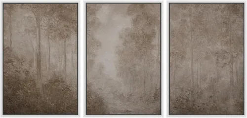 Miniatura 15 de SIGNWIN Impresión en Lienzo Enmarcado Arte de Pared Rosa Blanca Suave Floral Flores Delicadas en Floración Ilustraciones Modernas Bohemias Escénicas
