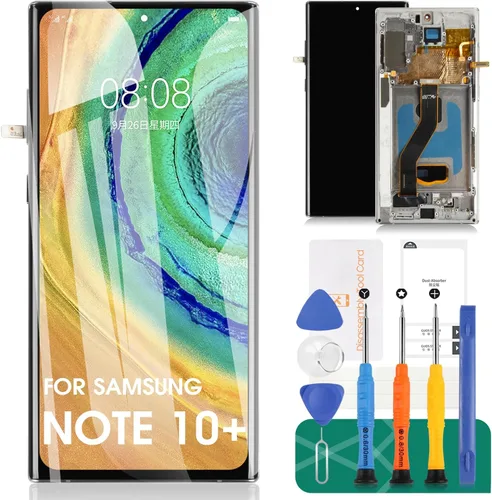 OLED para Samsung Note 10 Plus Reemplazo de pantalla para Samsung Galaxy Note 10 Plus 0.14 oz/0.18 oz Pantalla LCD para Galaxy SM-N975 SM-N976