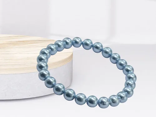 Miniatura 476 de Amazing Gemstone Pulsera de cristal para mujeres y hombres, pulsera de cristal curativo de protección, pulsera elástica con cuentas de piedras