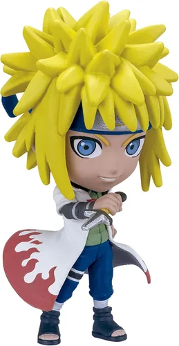 Miniatura 2 de Chibi Masters Bandai Minato Namikaze Figura – 3.1 in Mini juguete en pose de acción, juguete coleccionista Naruto, regalo ideal