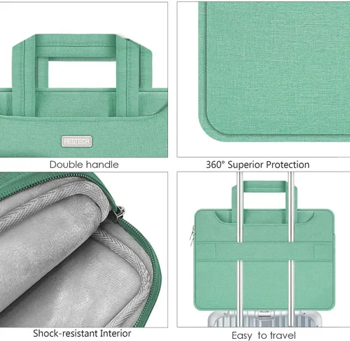 Miniatura 6 de HESTECH 13.3 "MacBook Pro/Air Sleeve bolsa de hombro para laptop compatible con iPad HP Asus Acer Dell Xps Surface Pro Ordenador portátil Funda