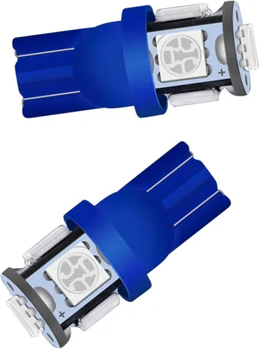 Miniatura 2 de T10 194 168 Bombilla LED 158 161 2825 Panel de instrumentos Panel de instrumentos Cluster Dashboard Bombilla LED 5 SMD Azul