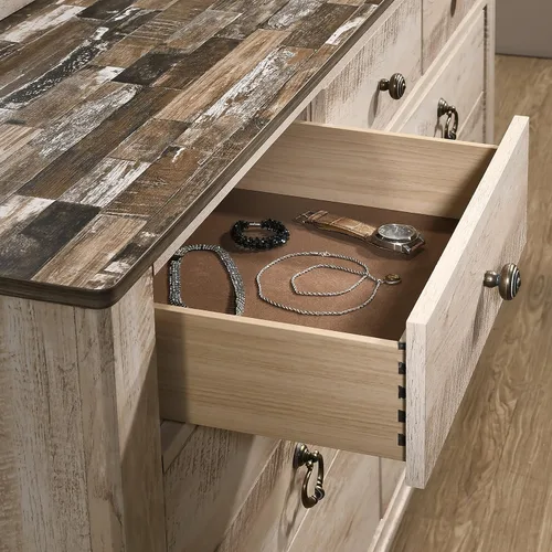 Miniatura 5 de Roundhill Furniture Imerland - Juego de dormitorio (6 piezas)
