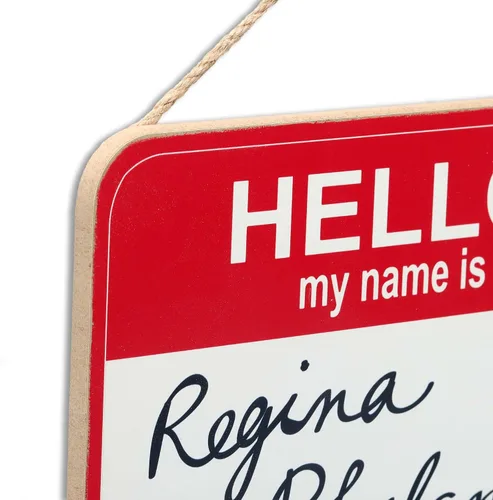 Miniatura 4 de Friends The TV Series Regina Phalange - Decoración colgante de pared de madera - Cartel divertido de amigos - Gran idea de regalo Rojo