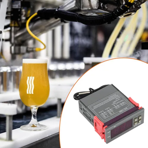 Miniatura 4 de Controlador digital de temperatura, termostato de control de temperatura, sensor de temperatura, interruptor de control centígrado eléctrico
