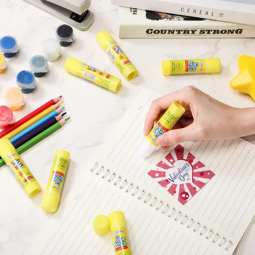 Miniatura 5 de Zubebe 100 barras de pegamento blanco a granel para aula, 0.32 onzas, pegamento lavable para manualidades, hogar, regreso a clases, estudiantes