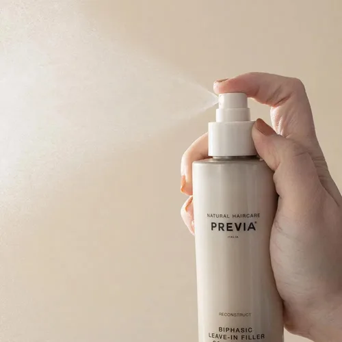 Miniatura 7 de PREVIA Acondicionador hidratante sin enjuague con extracto de trufa blanca - Tratamiento desenredante bifásico reconstructivo para cabello dañado