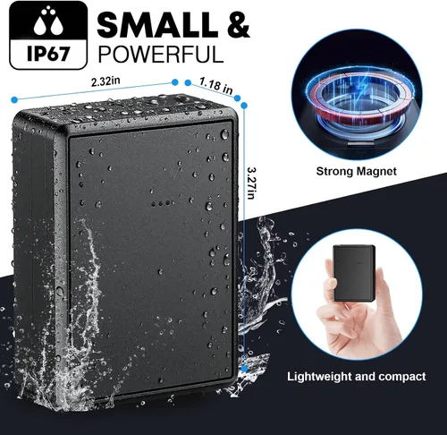 Miniatura 4 de ZT-100 - Rastreador GPS para vehículos, hasta 4 meses de bate, magnético impermeable 4G LTE y batería de larga duración 2G, 10,000 mAh, requiere