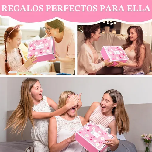 Miniatura 7 de Regalos de Cumpleaños para Mujeres y Niñas Adolescentes, Set de Regalo en Cesta para Niñas Adolescentes, Caja de Cumpleaños Feliz con Juego de Tazas