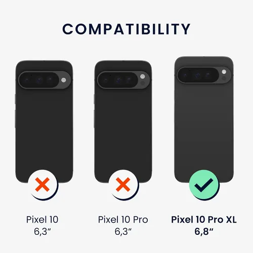 Miniatura 42 de kwmobile Funda Compatible con Google Pixel 6 Pro - Funda de teléfono de silicona TPU con acabado suave - Azul Arrecife