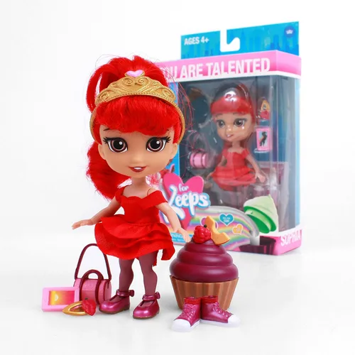 Miniatura 14 de Loyal Subjects - for Keeps Bella Girl with Cupcake Keepsake 5 figura de acción (red)