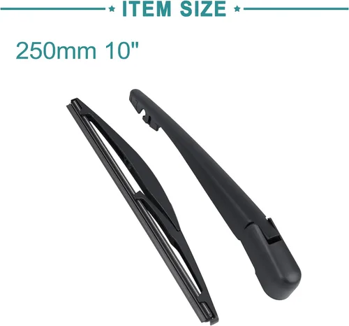 Miniatura 3 de ACROPIX Conjunto de brazo de limpiaparabrisas de ventana trasera de 9.843 in de 10 pulgadas para Mitsubishi Outlander 2010-2014 2016-2018, 2 piezas