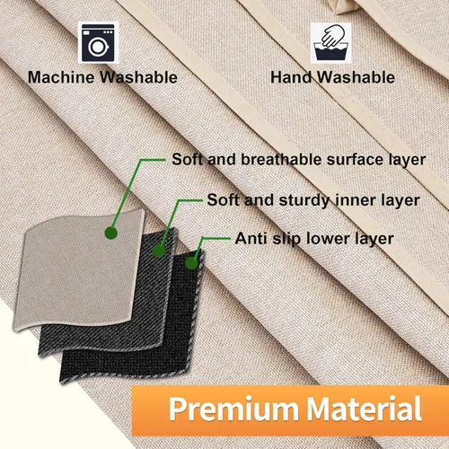 Miniatura 4 de Teniux Organizador de sillón con control remoto para sofá reclinable, organizador antideslizante con 5 bolsillos para revista, tableta, teléfono