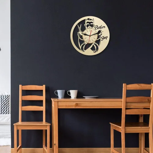 Miniatura 5 de Reloj de pared rústico vintage de 12 pulgadas con diseño retro, funciona con pilas, para sala de estar, dormitorio y oficina
