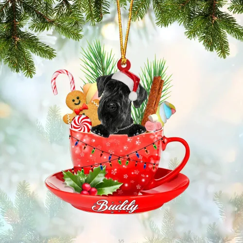 Miniatura 30 de Alaskan Malamute - Adorno acrílico personalizado para perro en taza, adorno de Navidad personalizado para perro 2023, decoración de árbol