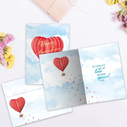 Miniatura 3 de Tree-Free Greetings - Tarjeta de felicitación de aniversario - Diseños artísticos - 1 tarjeta + sobre a juego - Fabricada en Estados Unidos - 100%