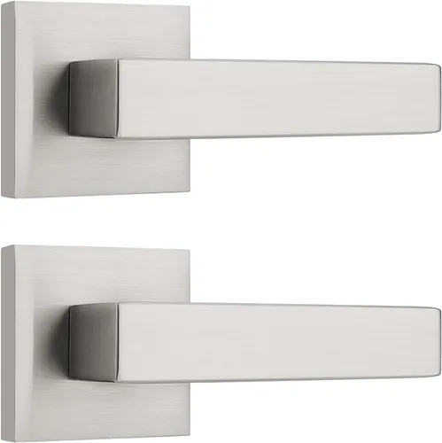 Miniatura 43 de KNOBWELL - Juego de cerradura con 1 picaporte resistente para puertas de una cara, ideal para puertas interiores reversibles, 0.93 libras