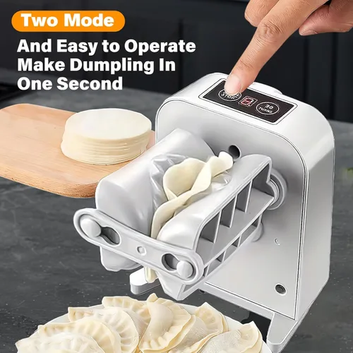 Miniatura 3 de Máquina automática para hacer albóndigas, máquina de prensa eléctrica fácil y rápida para el hogar con prensa Empanada, cortadores de masa, cuchara