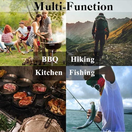 Miniatura 9 de Smith Chu Regalo para hombres Cuchillo vikingo forjado a mano Acero de alto carbono Japón Cuchillos de chef para barbacoa Carne Verduras Corte